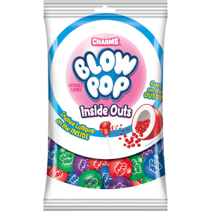 Kẹo Trái Cây Tổng Hợp Charms Blow Pop Inside Out (198g)