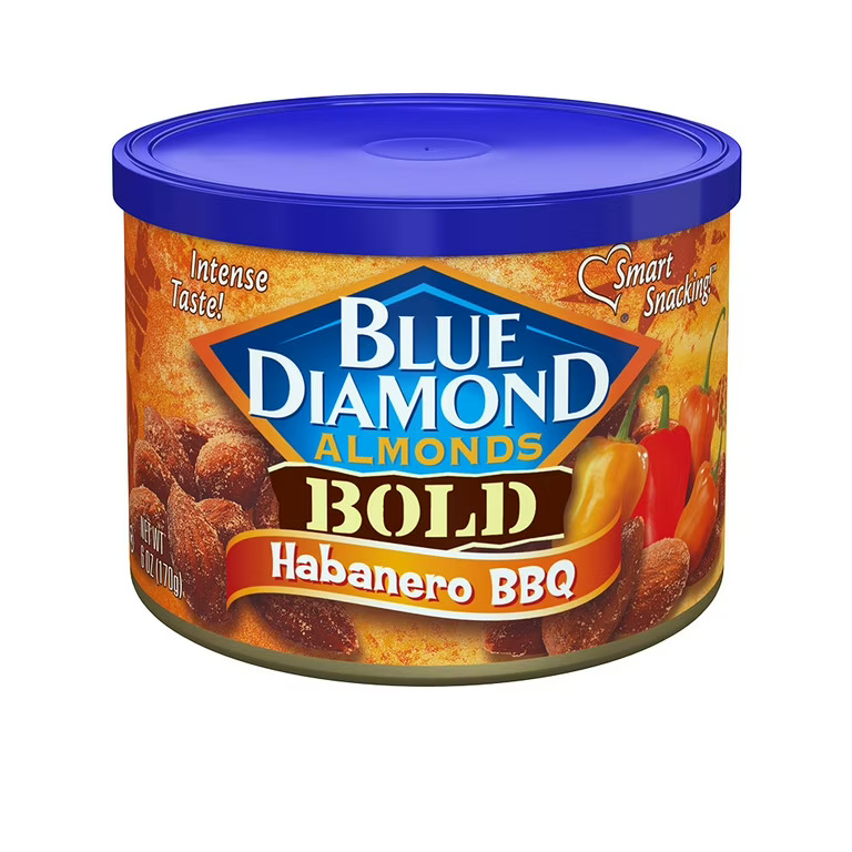 Hạt Hạnh Nhân Tẩm Gia Vị Blue Diamond Almonds Bold Habanero BBQ - 2