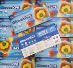 Hộp 100 cái Găng tay CPE loại dày Size L (20mic)